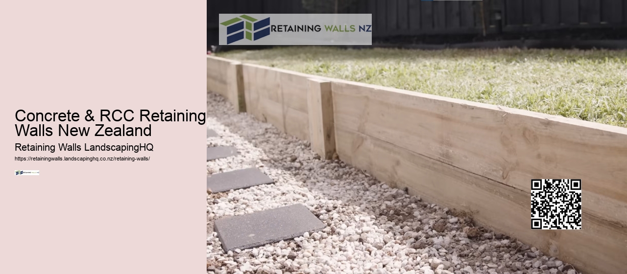 Concrete & RCC Retaining Walls New Zealand