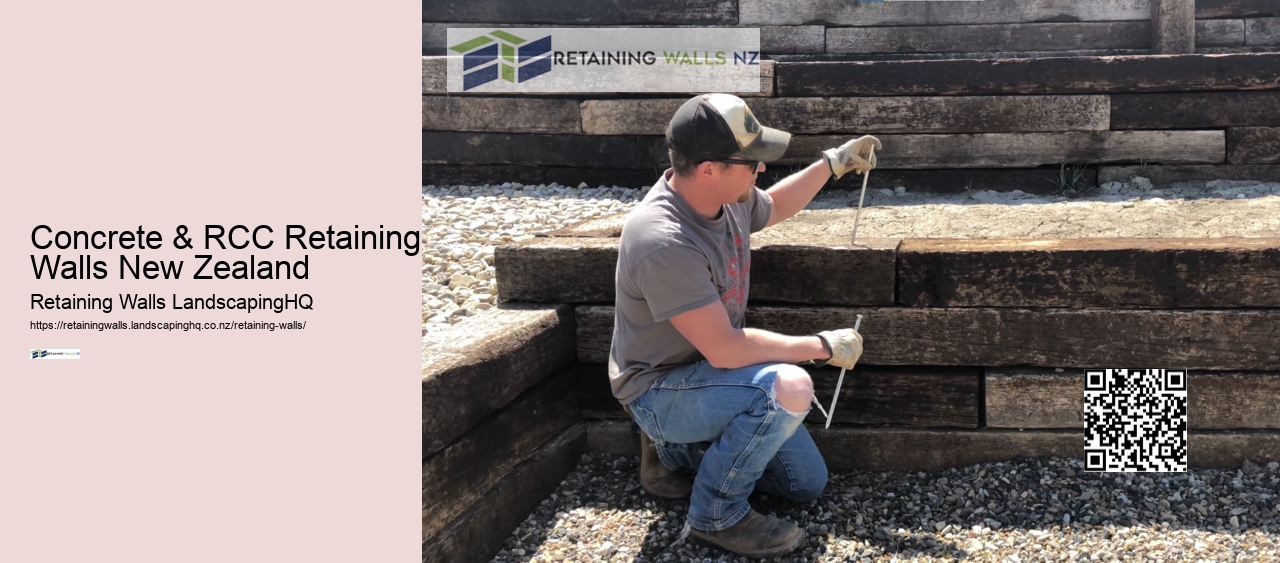 Residential Concrete Retaining Wall Detail